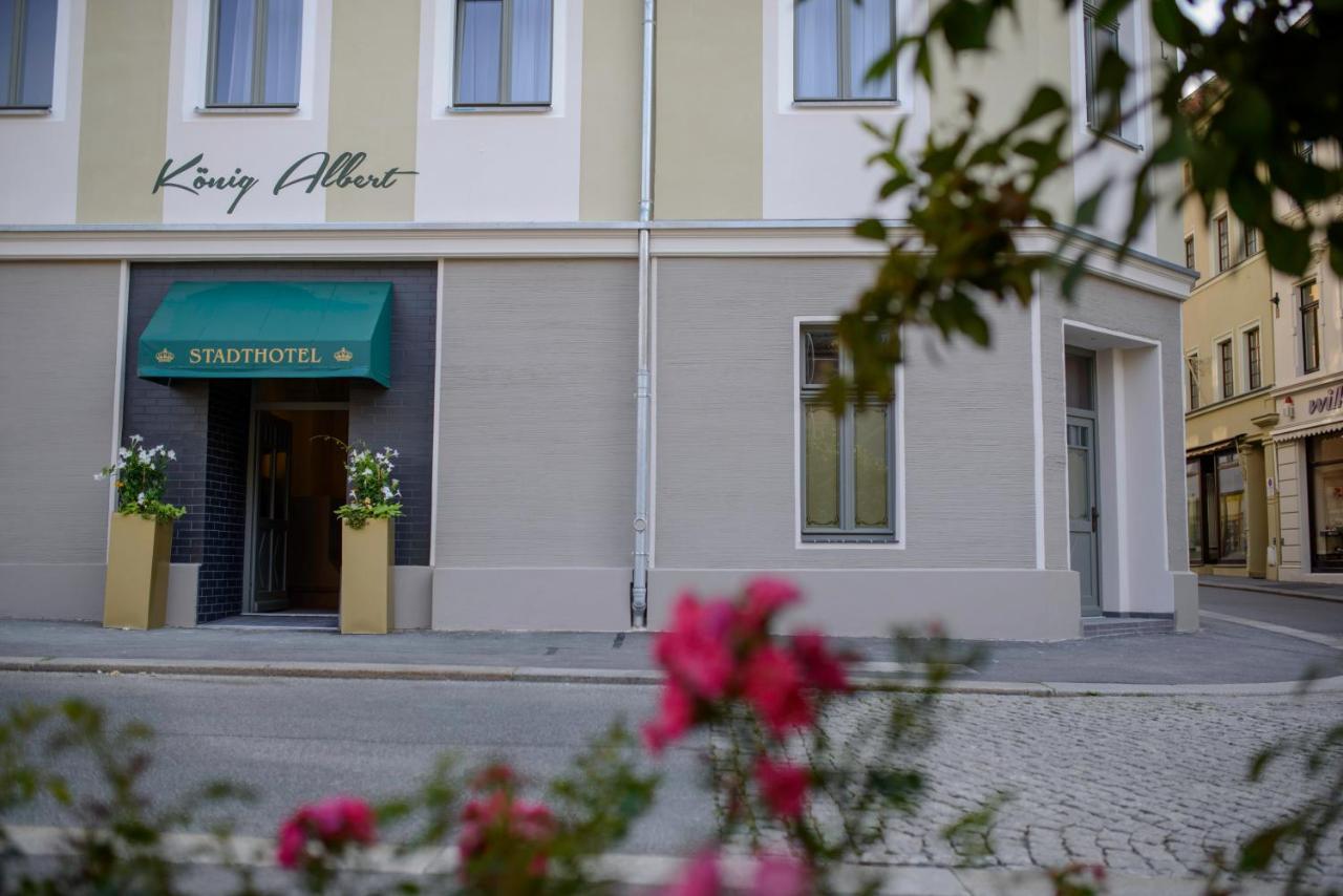Stadthotel Koenig Albert Zittau Exterior foto